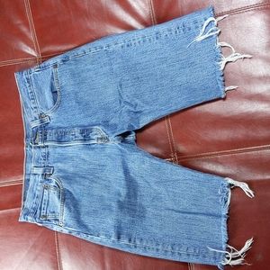 Levi 501 cutoff jean shorts